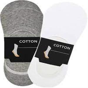 Glaxonic men & women solid self design peds 1 pairs cotton 